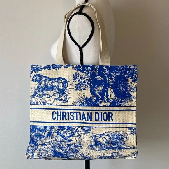 💙Christian Dior Straw Dioriviera Tote